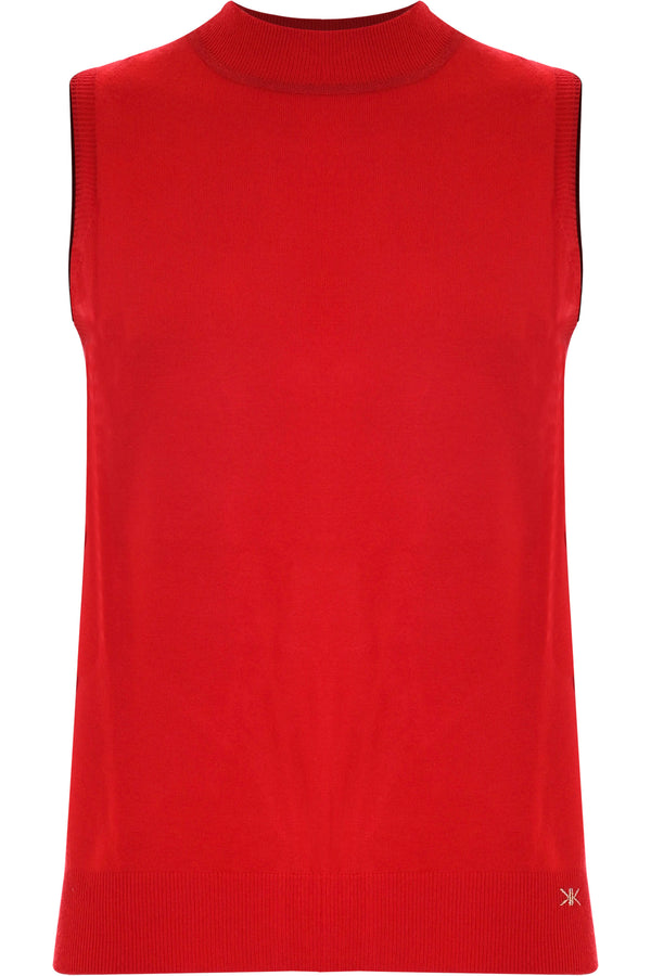 Tank top with a high neck - Canotta INGIL