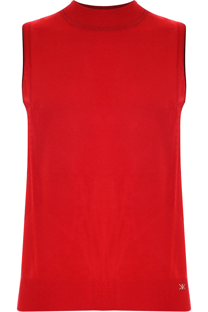 Tank top with a high neck - Canotta INGIL