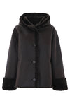 Sheepskin jacket with a hood - Giubbotto KALLIOPO