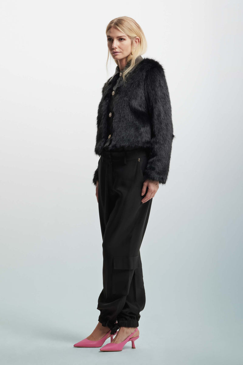 Short jacket with jewelled buttons - Giubbotto JAMIE