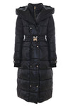 Long down jacket with a buckle belt - Giubbotto PELEO