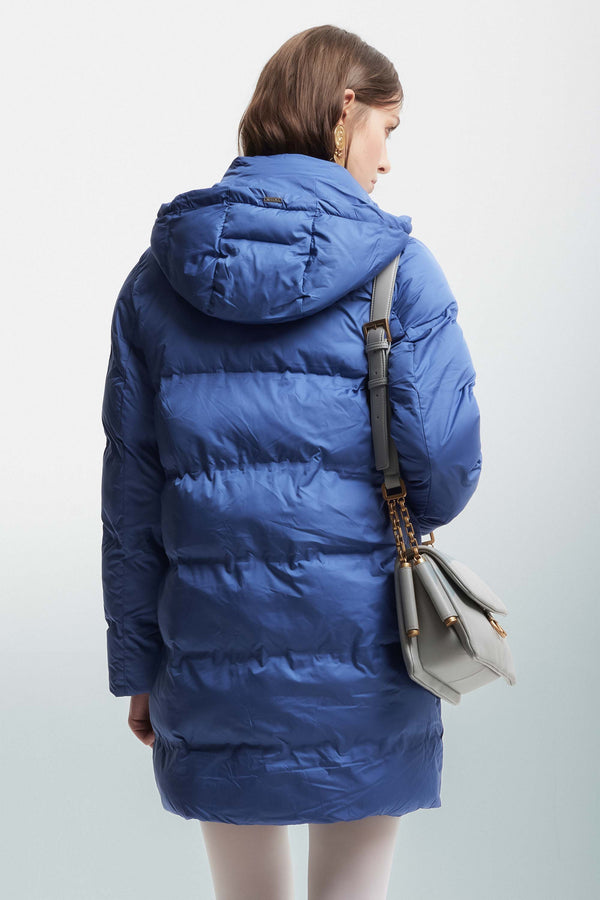 Oversized down jacket with a hood - Giubbotto JAPUARI