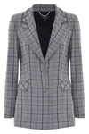 Checked jacket with covered buttons - Jacket RAIMAR