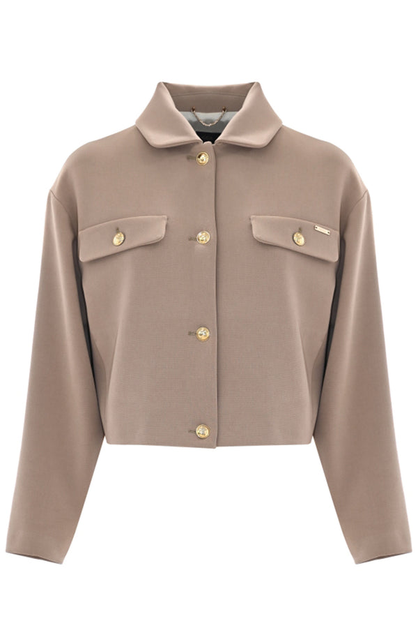 Short jacket with metal buttons - Jacket SOFIAN