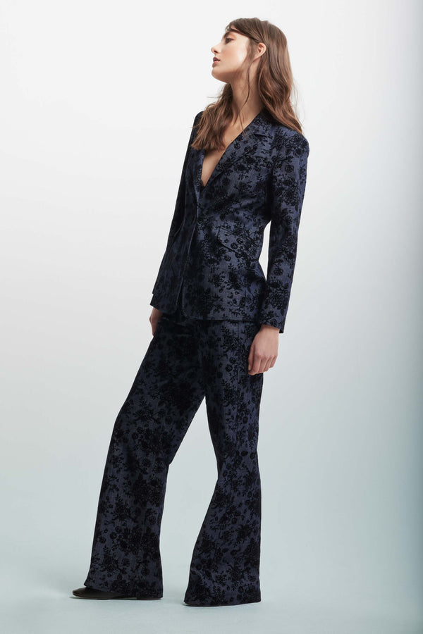 Jacket with a refined floral pattern - Jacket ROSELINE