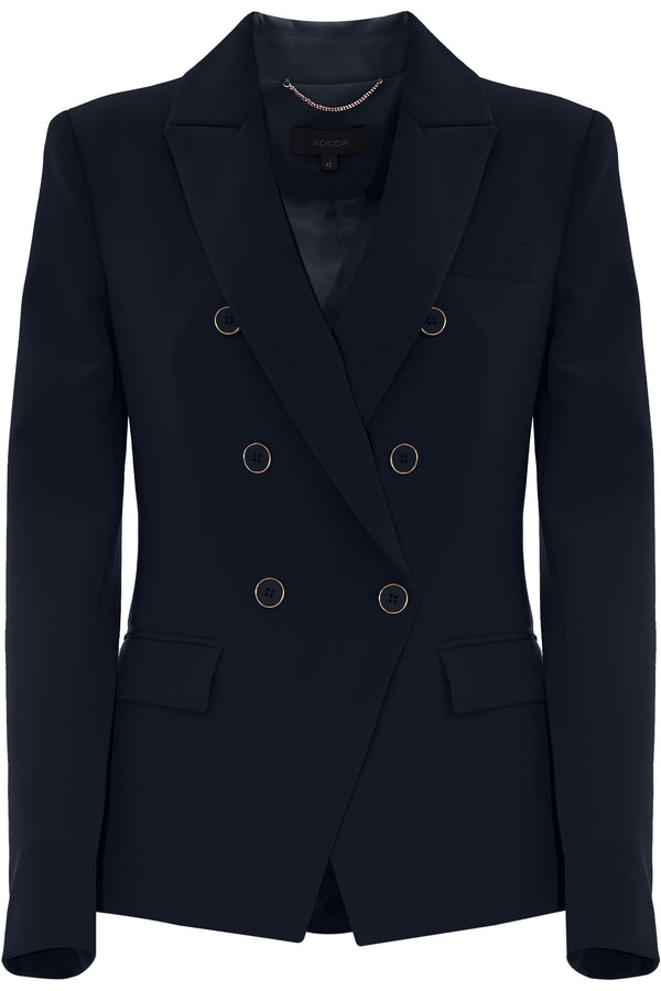 Double-breasted jacket with metal-rimmed buttons - Jacket SAKURA