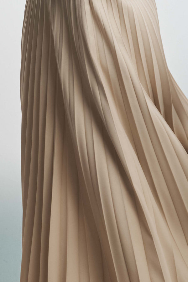 Elegant skirt in pleated fabric - Skirt BYONNE