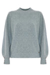 Soft jumper with bishop sleeves - Sweater RENA