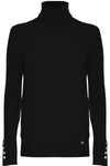 Mock polo neck jumper with buttoned cuffs - Sweater MUCACA