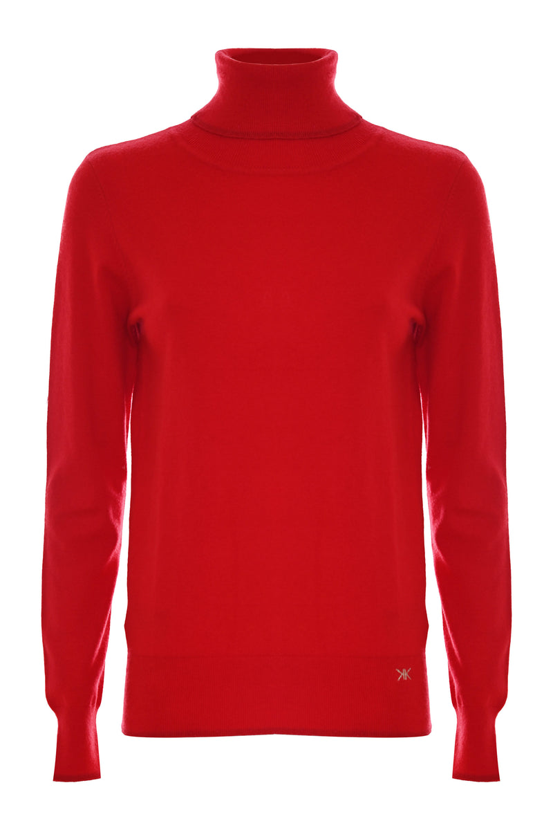 Polo neck jumper with long sleeves - Sweater VALLY