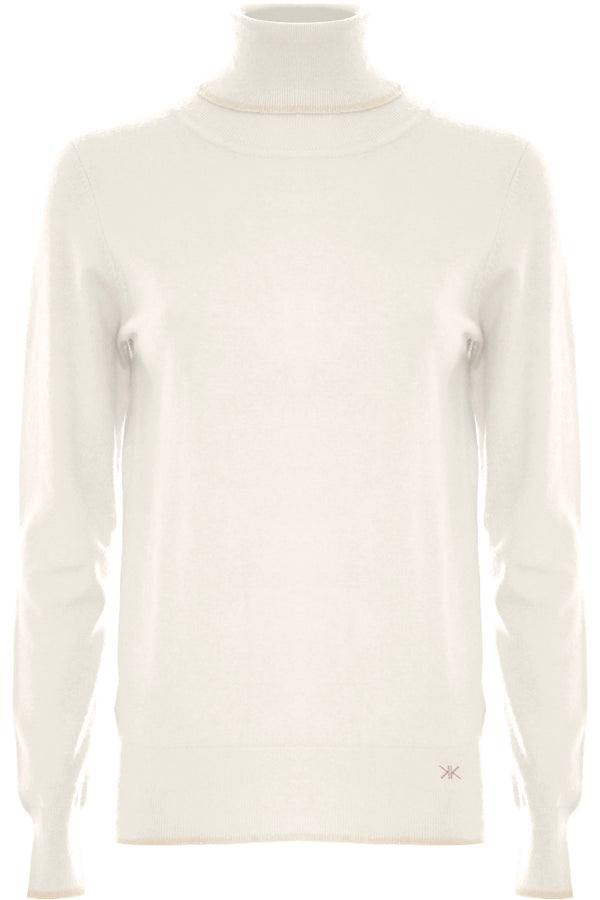 Polo neck jumper with long sleeves - Sweater VALLY