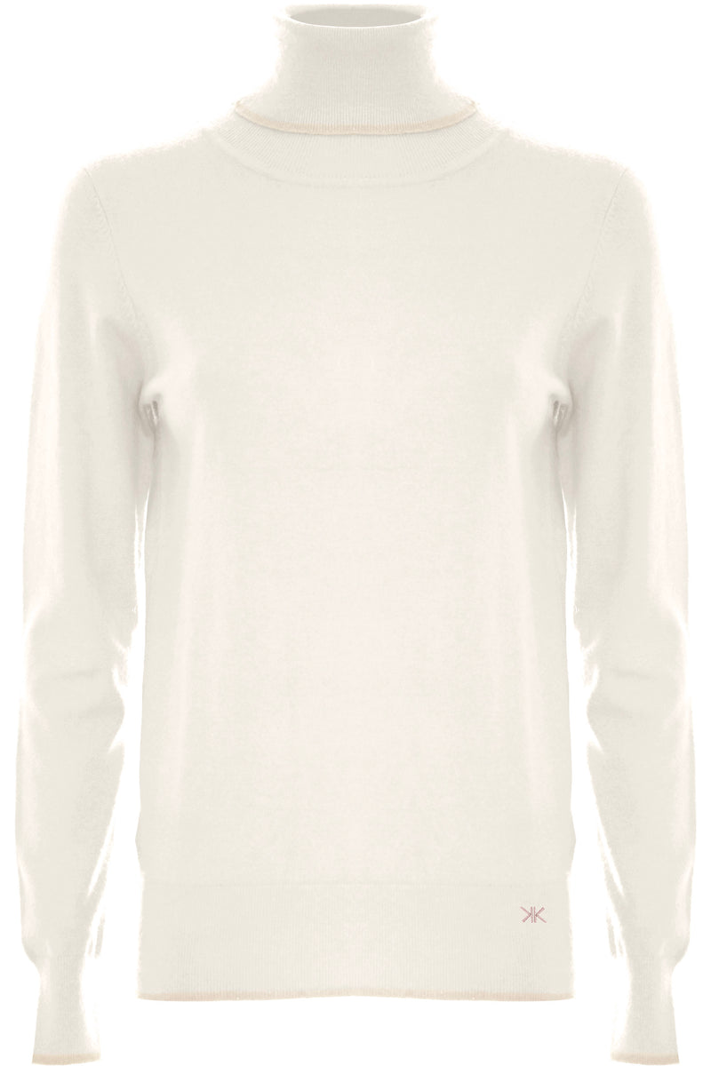 Polo neck jumper with long sleeves - Sweater VALLY