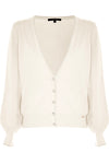 Knitted cardigan with contrasting trim - Sweater VALRION