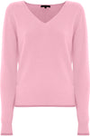 Beautiful jumper with a V-neckline - Sweater BLAKY