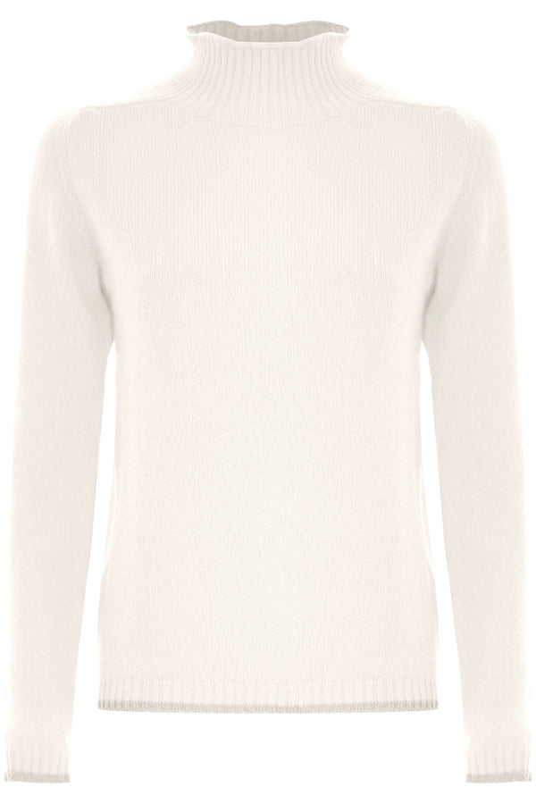 Ribbed mock polo neck jumper - Sweater BLENNY