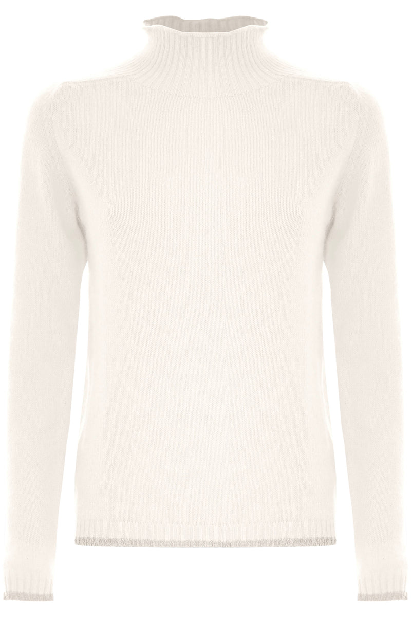 Ribbed mock polo neck jumper - Sweater BLENNY