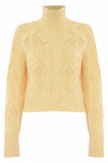 Women's charming cable knit jumper - Sweater ORSOLINA