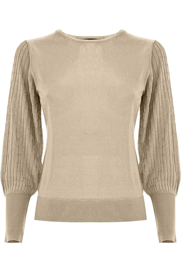 Shirt with bishop sleeves and long cuffs - Sweater JANA