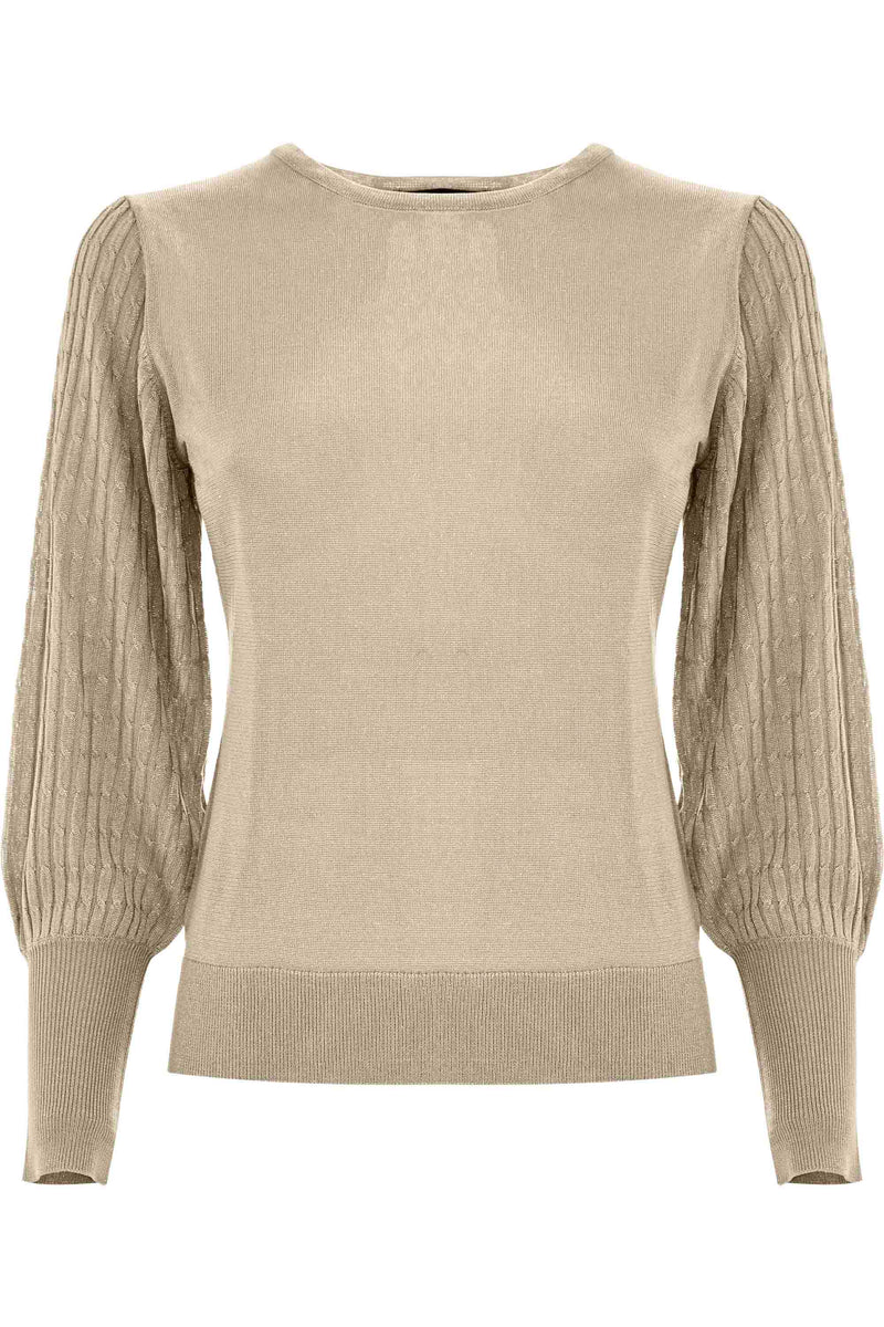 Shirt with bishop sleeves and long cuffs - Sweater JANA