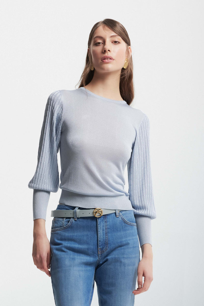 Shirt with bishop sleeves and long cuffs - Sweater JANA