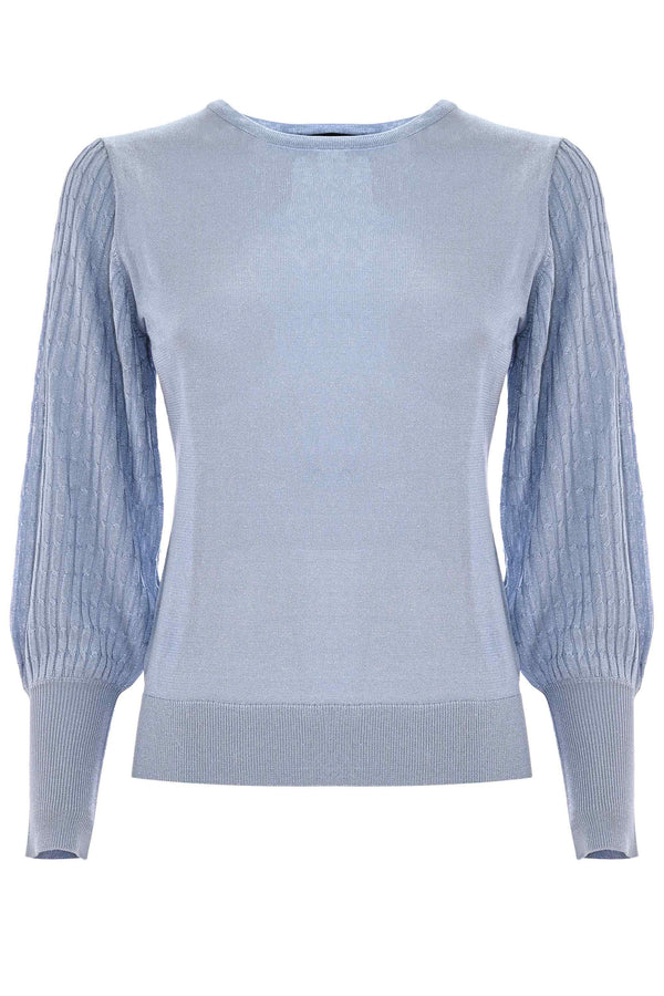 Shirt with bishop sleeves and long cuffs - Sweater JANA