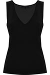 Knitted vest top with a V-neckline - Sweater Sm JANNE