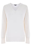 Luxurious jumper with a V-neckline - Sweater CASTALIA