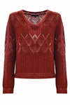 Soft jumper in an openwork knit - Sweater PRIMAVERA