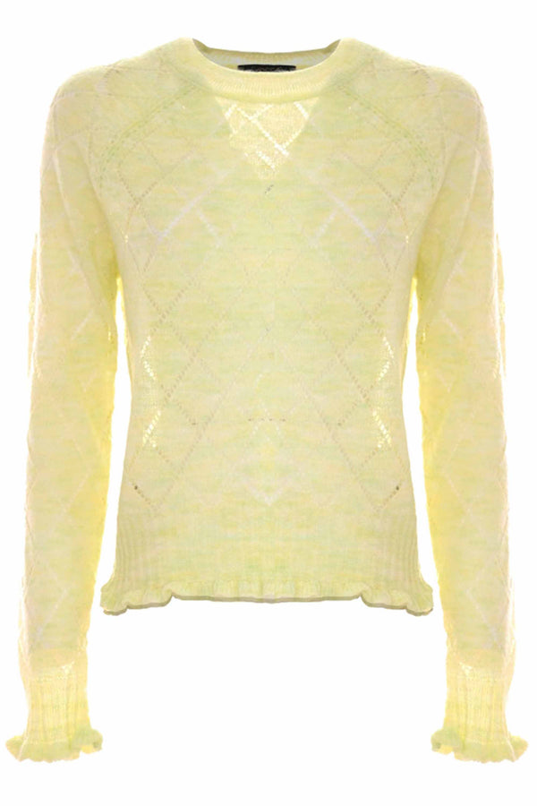 Diamond jumper in an openwork knit - Sweater VITUS