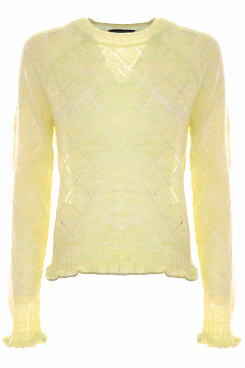 Diamond jumper in an openwork knit - Sweater VITUS