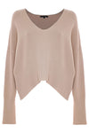 Jumper with subtle draping at the hem - Sweater DANIZA