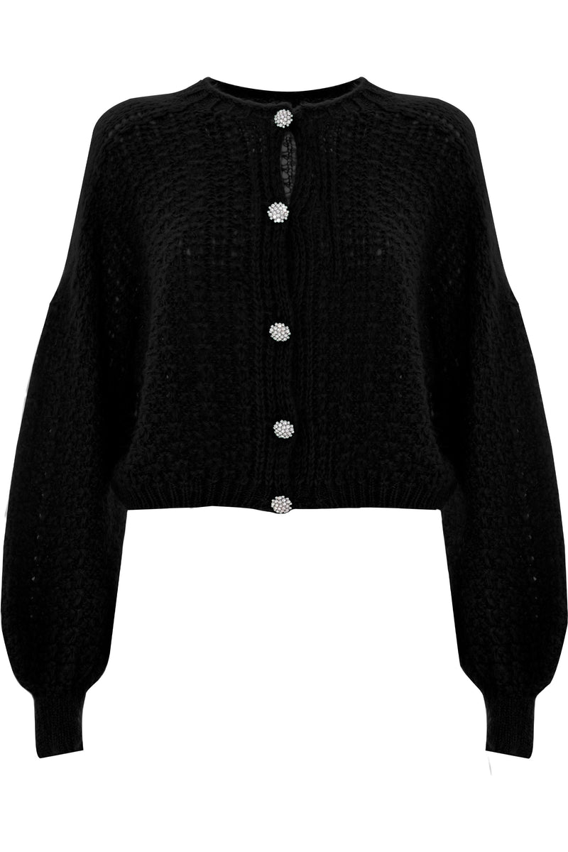 Short cardigan in a charming knit - Sweater DEINA