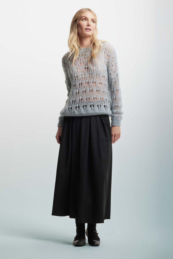 Soft jumper with openwork details - Sweater ANTIPA