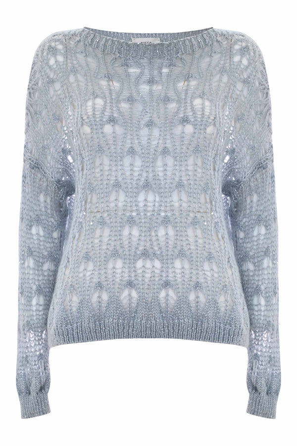 Soft jumper with openwork details - Sweater ANTIPA