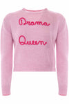 T-shirt with embroidered lettering on the front - Sweater SUELITA