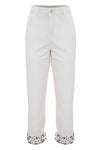 Trousers with details on the turn-ups - Trousers Color PATRICIA