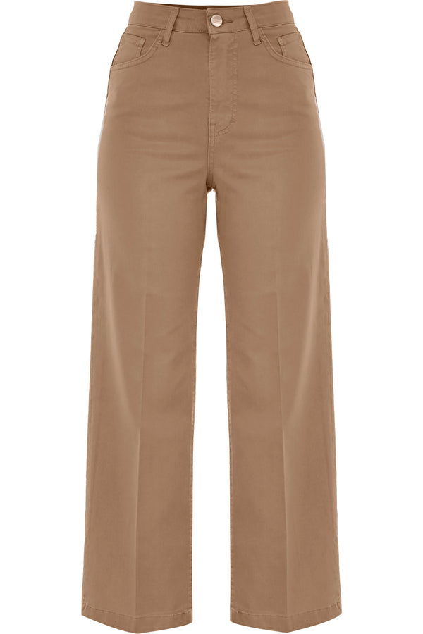 High-waisted trousers in a wide leg cut - Trousers Color NIRIANNA