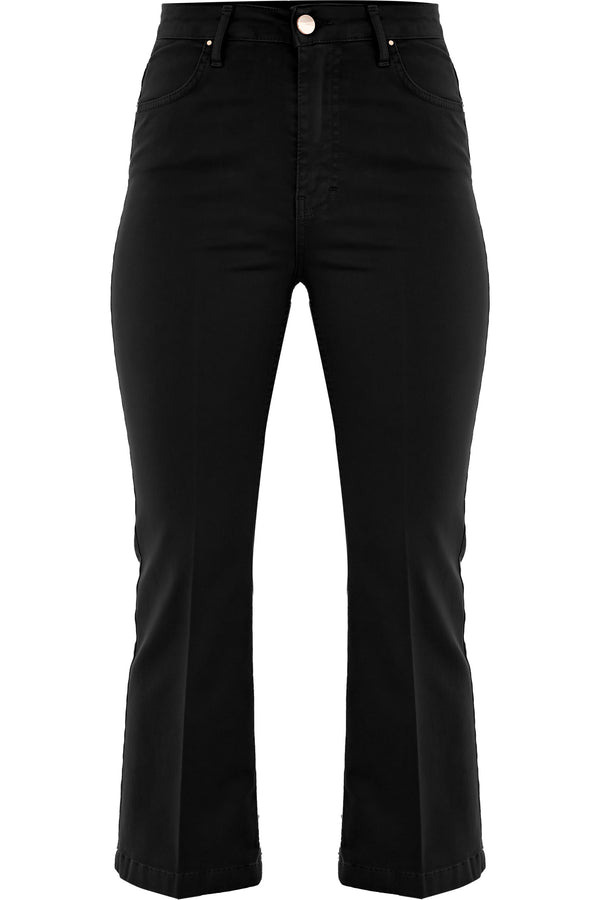 Cropped trousers in a flared cut - Trousers Color DALEVI