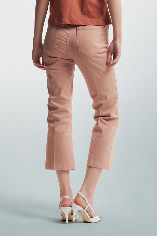 Cropped trousers in a flared cut - Trousers Color DALEVI