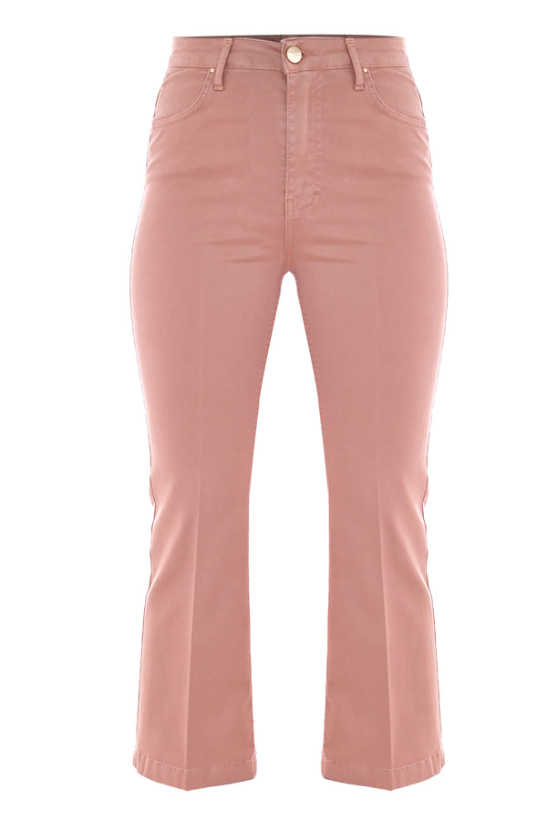 Cropped trousers in a flared cut - Trousers Color DALEVI