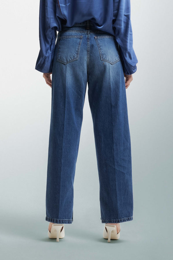 Wide jeans with slits inside the hems - Jeans BELILDE