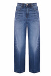 Jeans ampi con spacco interno al fondo - Pantalone Denim BELILDE