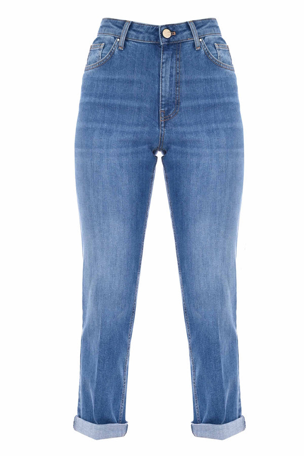 Mom jeans in stone-washed denim - Jeans GRANT