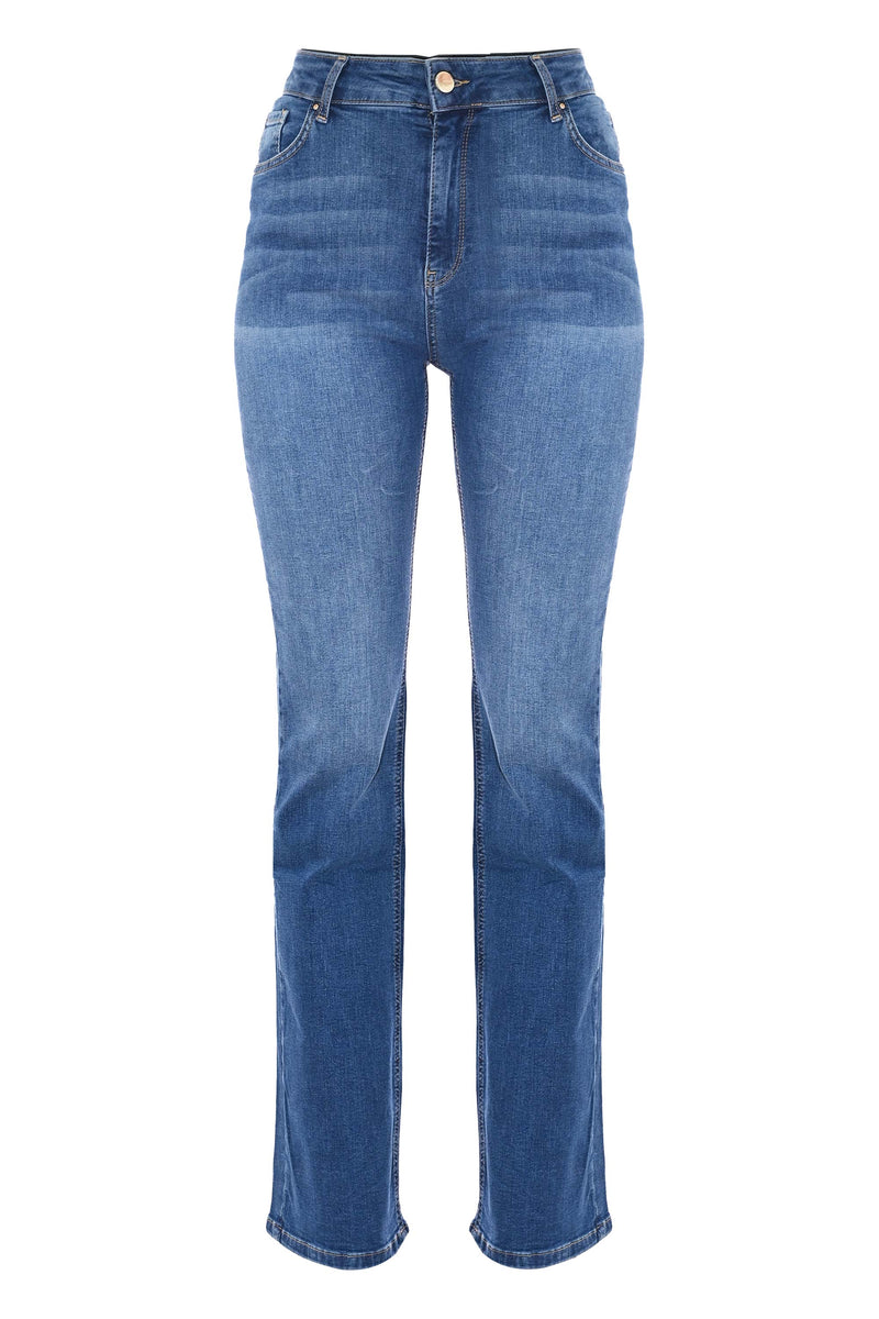 Jean droit taille haute - Jeans NICOLAS