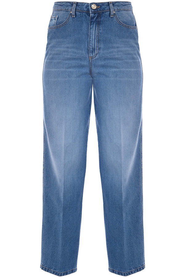 Straight leg jeans in stone-washed denim - Jeans LUCRECIA