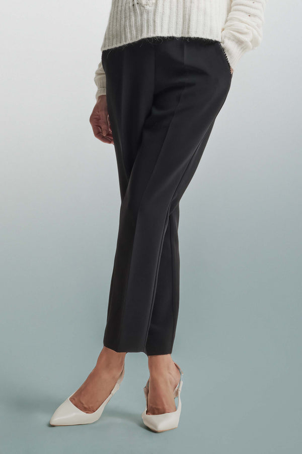 Elegant trousers with shiny details - Trousers STEVE