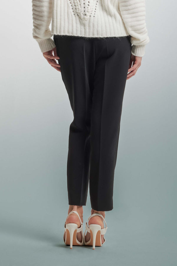 Elegant trousers with shiny details - Trousers STEVE