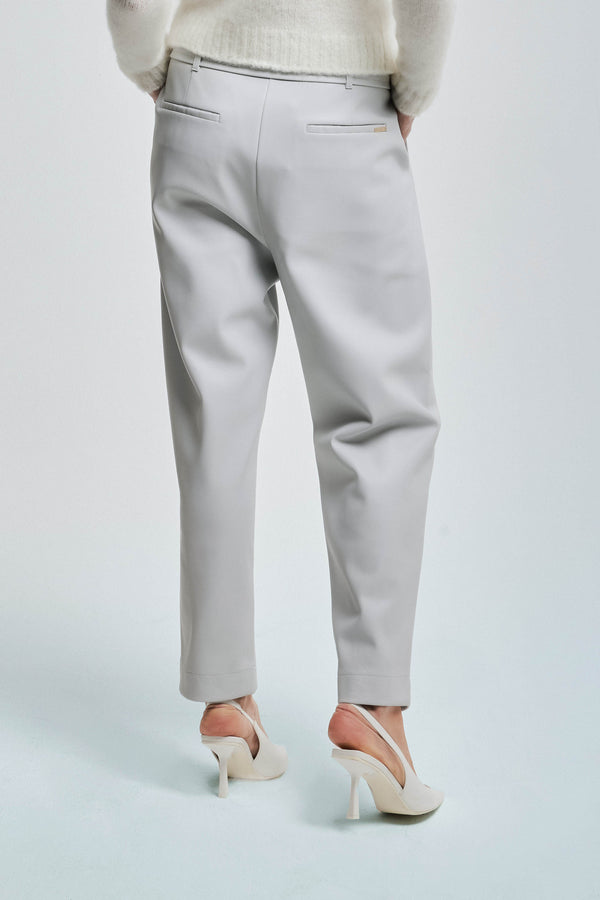 Belted trousers with a paperbag waist - Trousers DAVIDE