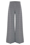 Palazzo trousers with a checked pattern - Trousers RAIDE