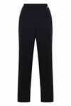 Straight leg trousers with all-over rhinestones - Trousers ILLIAN